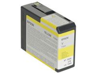 Epson T5804 - geel - origineel - inktcartridge