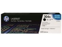 HP 304A - 2 - zwart - origineel - LaserJet - tonercartridge (CC530AD)