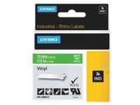 DYMO Rhino Coloured Vinyl - tape - 1 rol(len) - Rol (1,2 cm x 5,5 m)