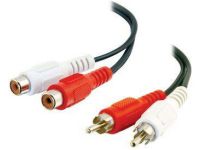 C2G 7M Value Series RCA-Type Audio Cable audio kabel 2 x RCA Zwart