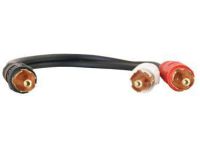 C2G Value Series RCA Plug/RCA Plug x2 Y-Cable audio kabel 2 x RCA Zwart