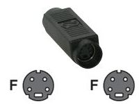 C2G Value Series S-Video Coupler S-Video 4-Pin Zwart