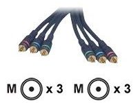 C2G 7m Velocity Component Video Cable component videokabel (YPbPr) 3 x RCA Zwart