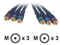 C2G 10m Velocity Component Video Cable component videokabel (YPbPr) 3 x RCA Zwart