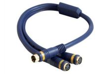 C2G Velocity S-Video Y-Cable S-videokabel Zwart