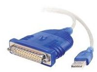 C2G 1.8m USB/DB25 Adapter USB 2.0 Wit