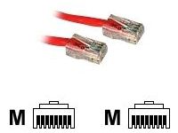 C2G Cat5e Non-Booted Unshielded (UTP) Network Patch Cable - verbindingskabel - 1 m - rood