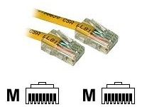 C2G Cat5e Non-Booted Unshielded (UTP) Network Crossover Patch Cable - kruiskabel - 3 m - geel