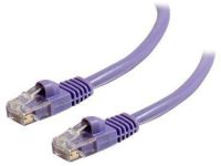 C2G 1.5m Cat5e 350MHz Snagless Patch Cable netwerkkabel Paars 1,5 m