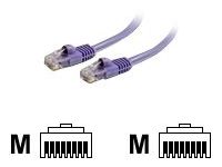 C2G Cat5e Booted Unshielded (UTP) Network Patch Cable - verbindingskabel - 5 m - paars