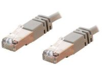 C2G Cat5e Booted Shielded (STP) Network Patch Cable - verbindingskabel - 5 m - grijs