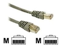 C2G Cat5e Booted Shielded (STP) Network Patch Cable - verbindingskabel - 20 m - grijs