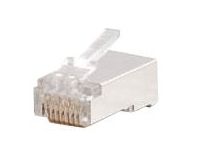 C2G RJ45 Cat5E Shielded Modular Plug for Round Solid/Stranded Cable - netwerkconnector