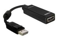 DeLOCK Adapter Displayport male > HDMI female - videoadapter - DisplayPort / HDMI - 12.5 cm