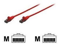 Intellinet 3m UTP Cat.6 netwerkkabel Rood Cat6 U/UTP (UTP)