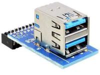 DeLOCK USB 3.0 Pin Header - Interne naar externe USB-adapter