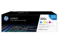 HP 305A - 3 - geel, cyaan, magenta - origineel - LaserJet - tonercartridge (CF370AM)