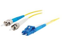 C2G 10m LC/ST Duplex 9/125 Single-Mode Fibre Patch Cable netwerkkabel Rood