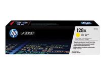 HP 128A - geel - origineel - LaserJet - tonercartridge (CE322A)