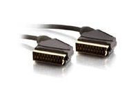 C2G 80431 SCART-kabel 10 m SCART (21-pin) Zwart