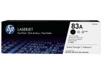 HP 83A originele zwarte LaserJet tonercartridge, 2-pack