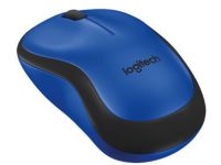 Logitech M220 Silent - muis - 2.4 GHz - blauw